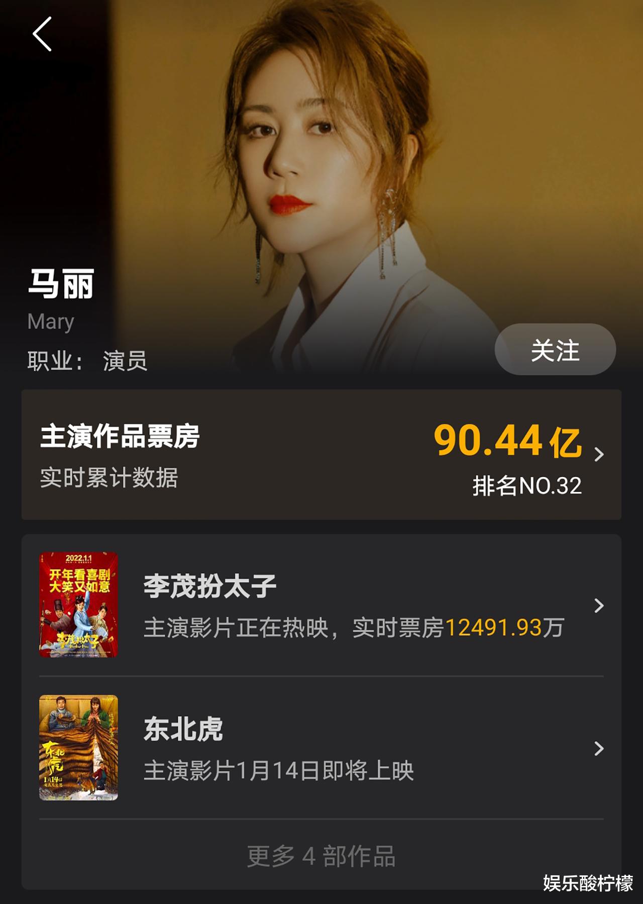 马丽|第1位100亿票房女艺人，错失了周冬雨和白百何，却要归属马丽了