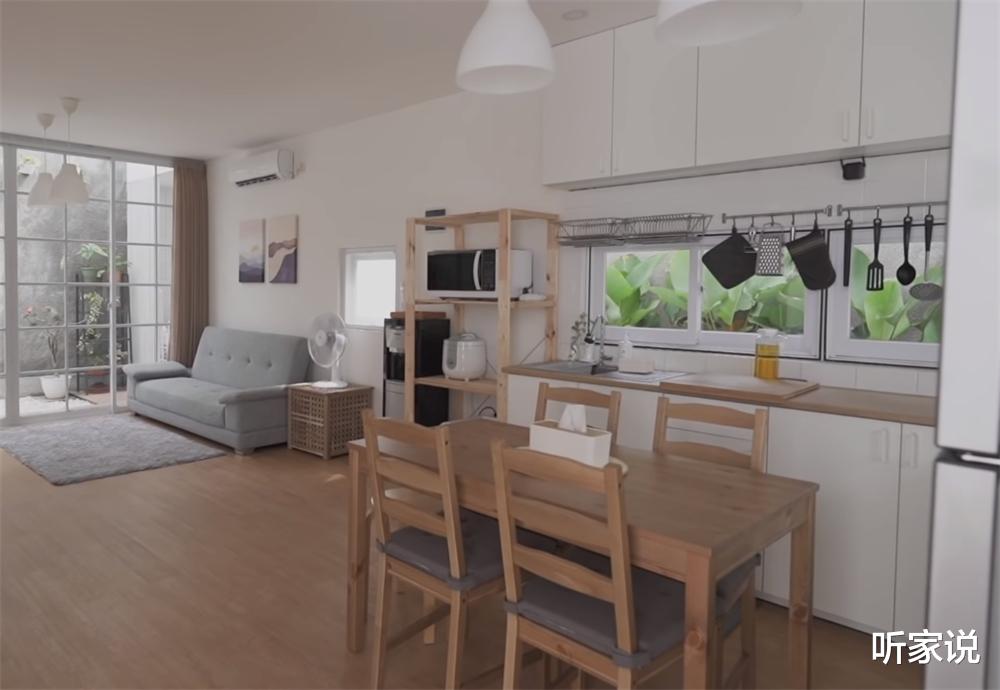 听家说|1家3口住进66㎡“白房子”:双层开放式设计,面积不大却干净整洁