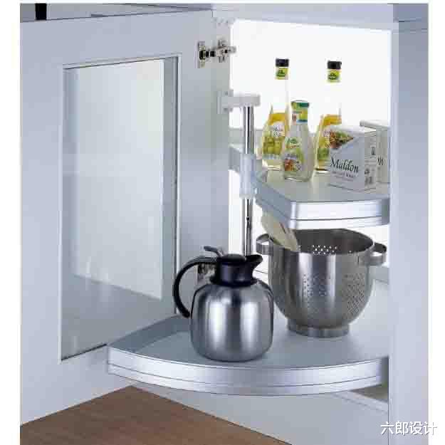 |厨房吊柜转角处是鸡肋？这7种设计可化解，使用起来更顺手！