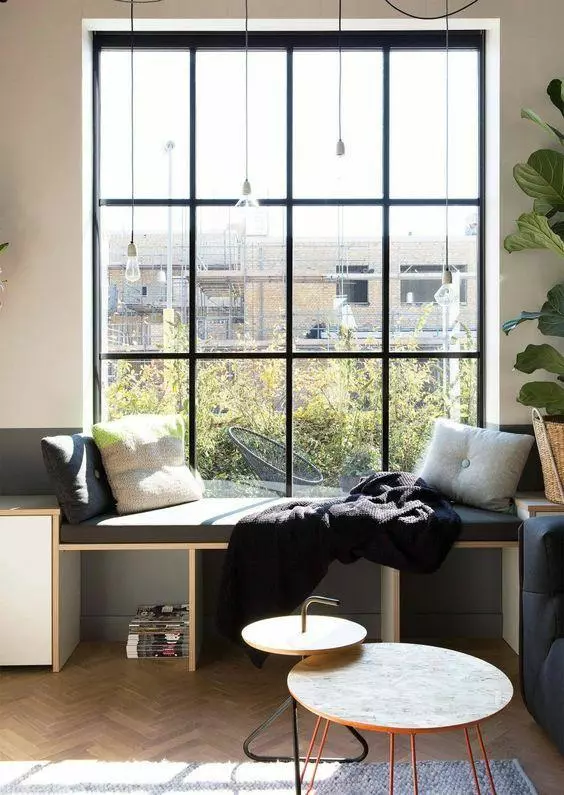 这样设计飘窗,瞬间变多功能区,很是实用