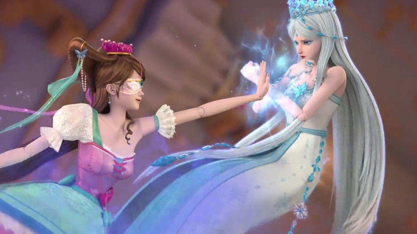 叶罗丽x冰莲花|《叶罗丽X冰莲花》第4集，灵犀阁换届结束，牵出两大尘封的秘密