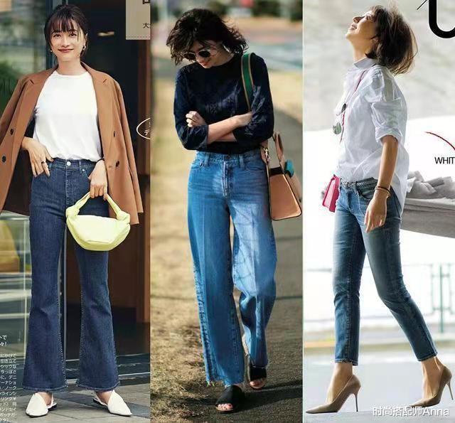 时尚搭配师Anna|40岁女人的秋季怎能少了牛仔裤，这3个时髦搭配思路，气质满分