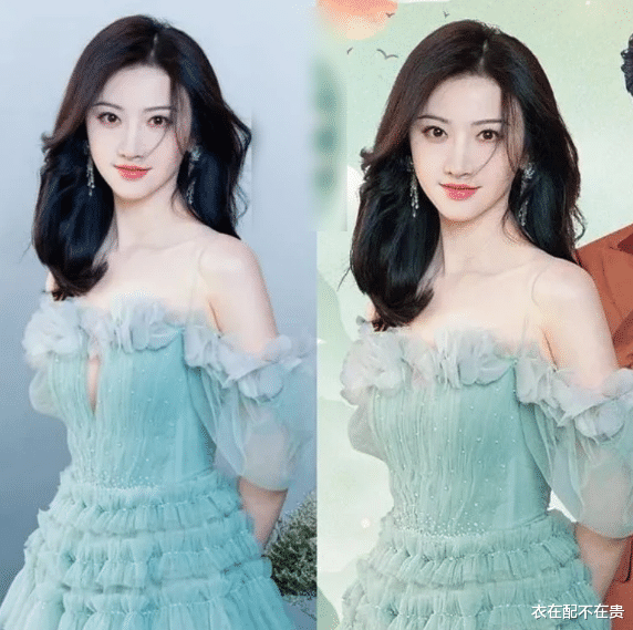 景甜|33岁景甜确实敢穿，海报却遭央视PS，P图技术真可谓天衣无“缝”