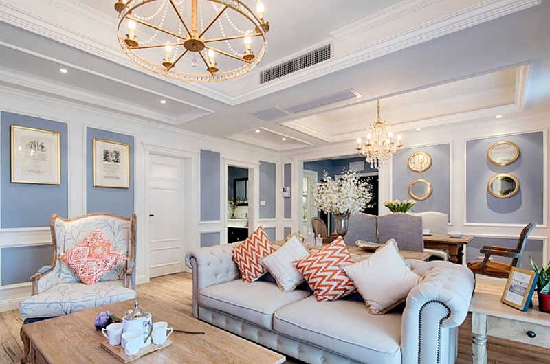 |小舅子帮忙装修的新房,30万就拿下了,看到客厅就值这个价