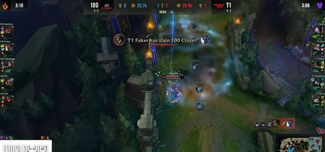 t1|凯南天雷融化100T，Closer强龙无力回天，T1首轮压轴之战完美取胜