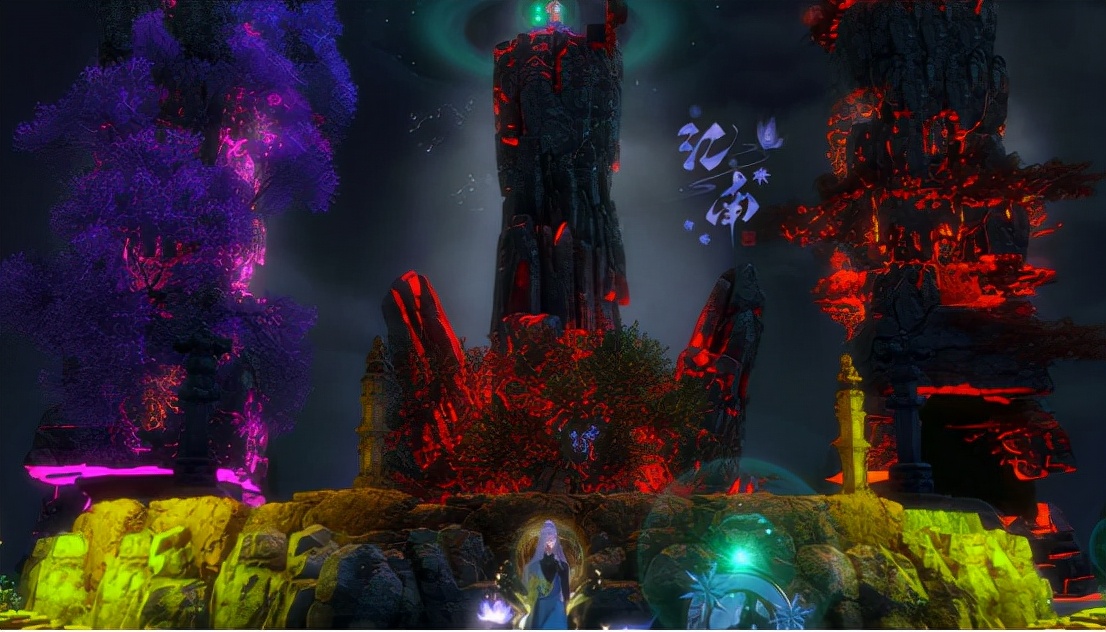 逆水寒|家园大神造魔界地图：昏暗地窟、遍地岩浆引热议，你管这叫魔界？