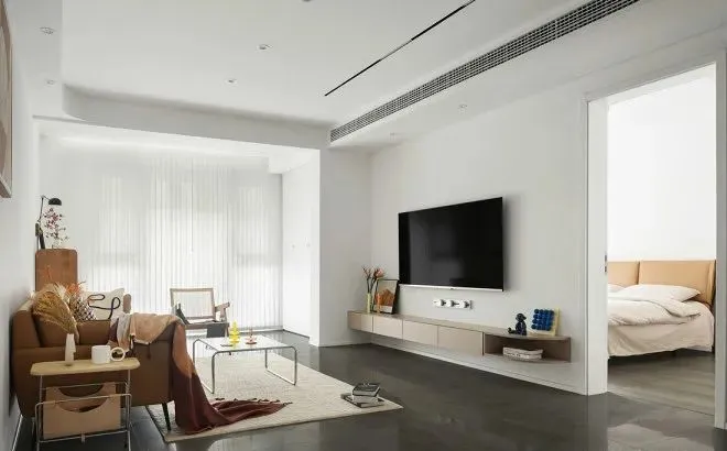 小姐姐|客厅无主灯+主卫外放，116㎡北欧极简风！