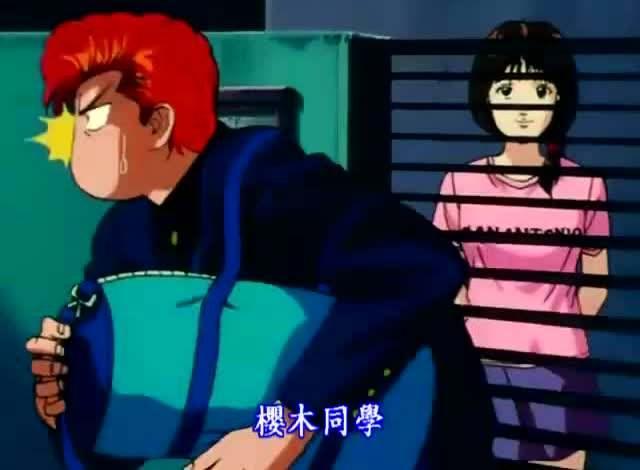 灌篮高手|灌篮高手晴子听到心声，喜欢一个人可以不知不觉，也可以轰轰烈烈