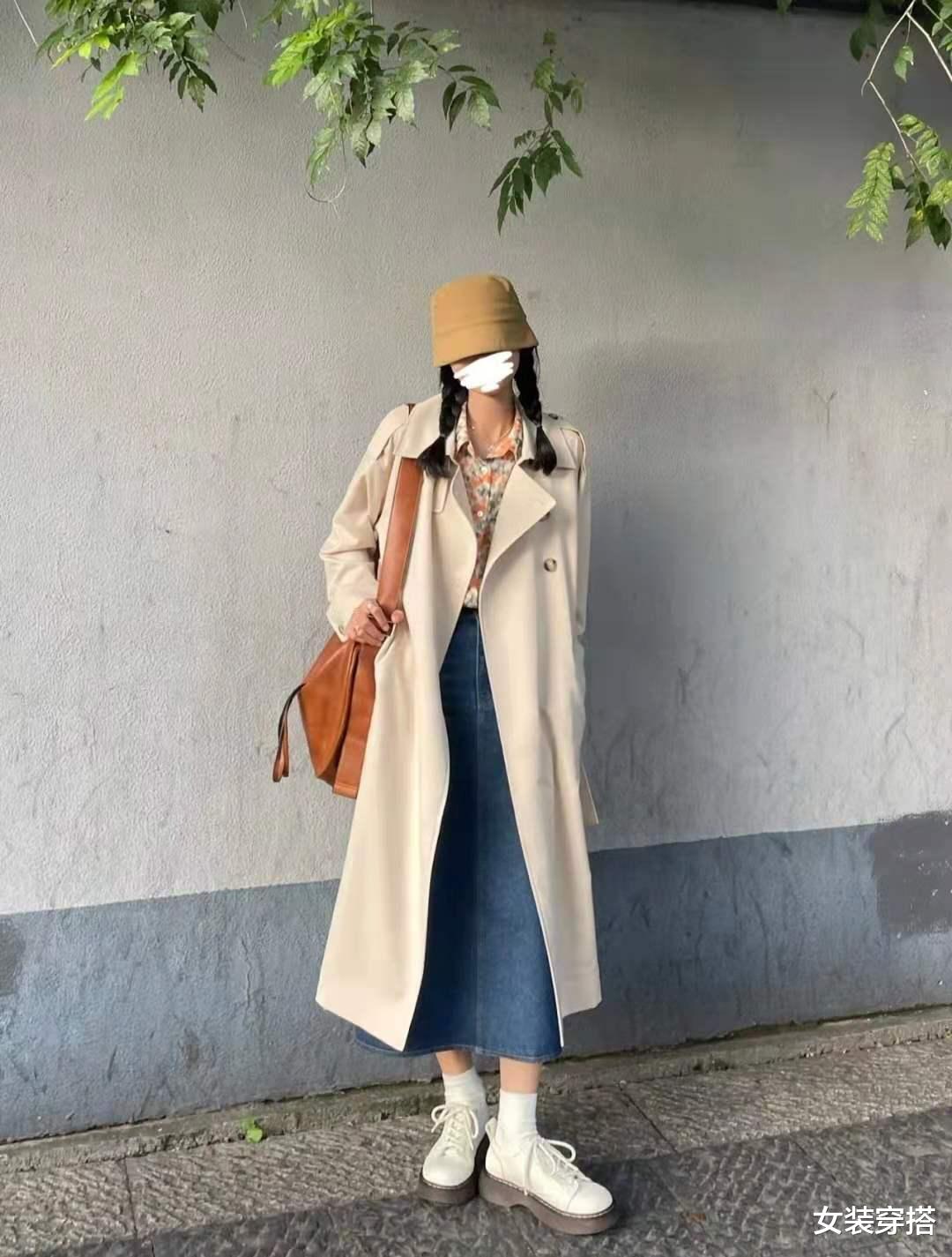 女装穿搭|风衣搭配什么裤子和鞋子好看