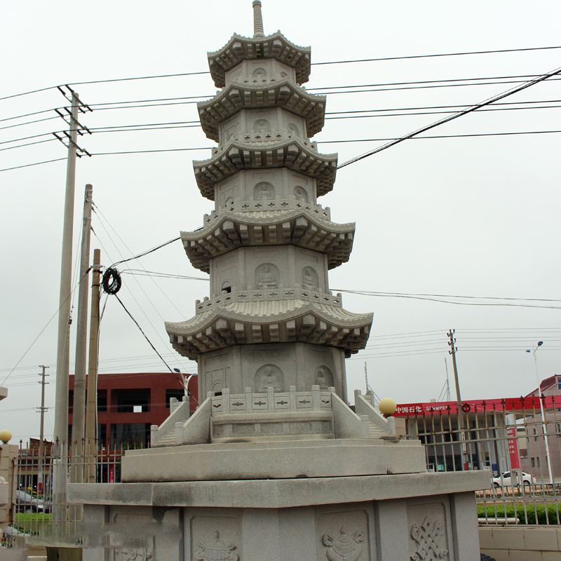 庆阳|石塔的建造一般会放置寺庙的什么地方