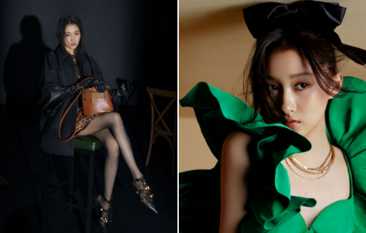 关晓彤|23岁关晓彤一头蓝发好性感！扭腰摆胯眼神妩媚，穿超短裤秀大长腿