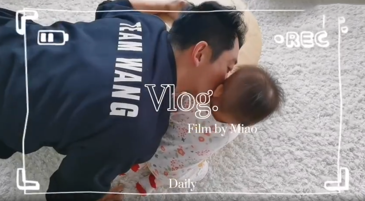 谢娜|苗苗晒一家三口幸福日常，郑恺给女儿梳头超宠溺，小Ana乖巧可爱