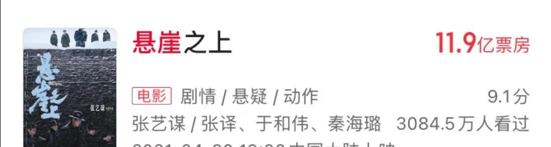 林小雪|从5.3亿到11天狂轰41亿票房,陈凯歌终于打了一场漂亮的翻身仗