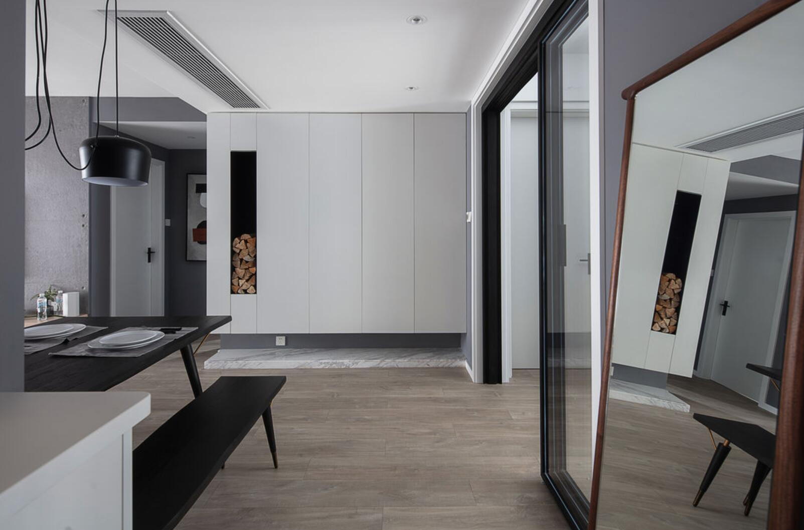 小拾谈装修|看了她89㎡新家，才知道没有“丑户型”，一进门就感觉很高级