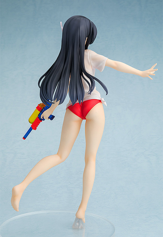Chara-Ani《青春豬頭少年》櫻島麻衣 玩水槍約會ver.1/7比例模型-圖5