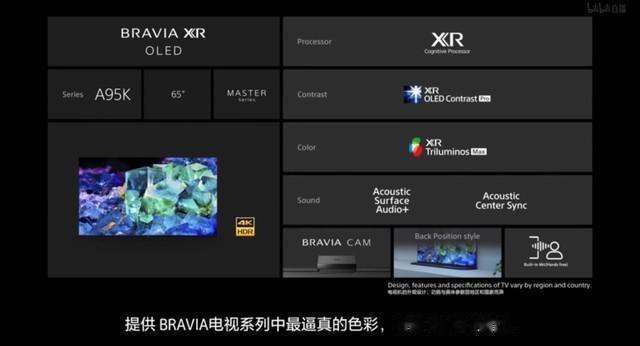 索尼|CES 2022:全球首款QD-OLED电视发布 索尼A95K