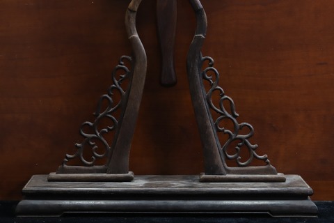 和田玉籽料|和田玉籽料“仙女宫扇”摆件