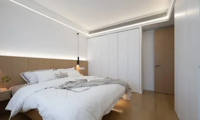 106平三居室,日式原木风格,餐厅卡座,厨房开窗+小吧台设计,大爱!