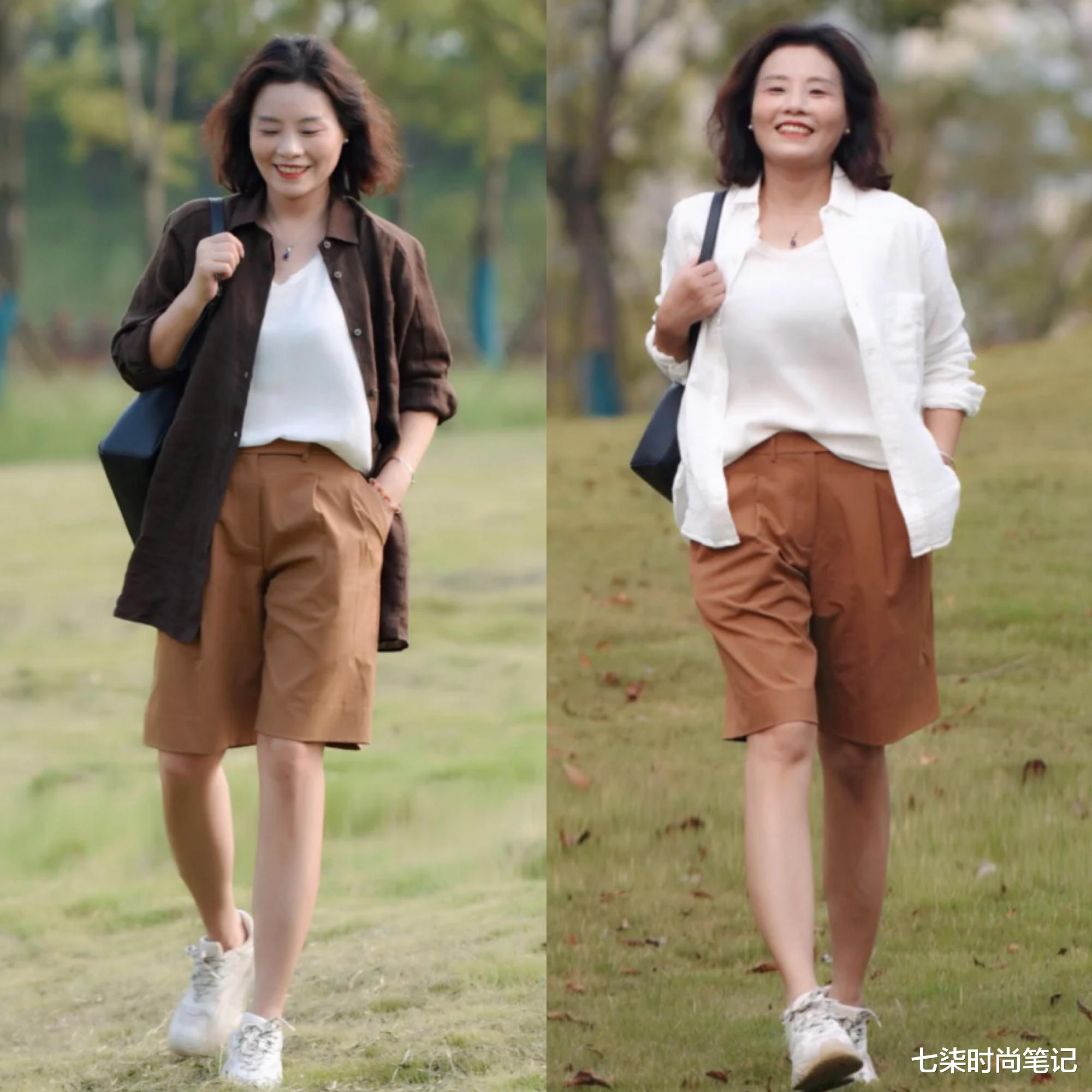 七柒时尚笔记|舒适大方又减龄，这才是适合50+普通女人的穿搭范本