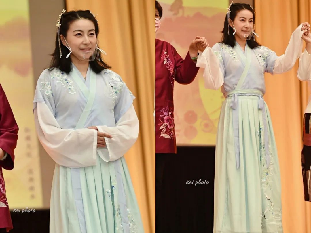 郭晶晶|跳水皇后郭晶晶依旧用4年前的手机，穿汉服出席活动，气质惊艳