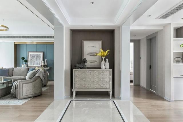 |178㎡现代美式,当美式遇上高级灰,营造简约华丽的美