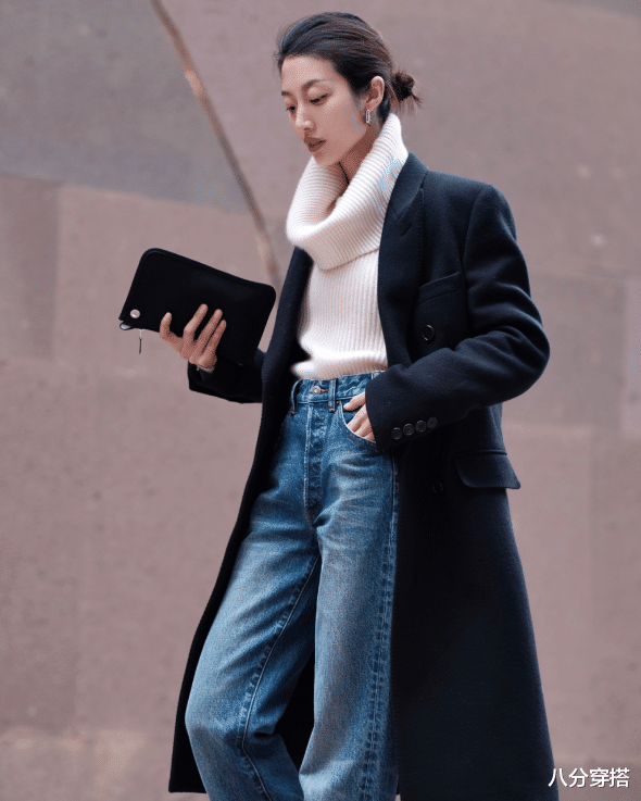 八分穿搭 秋冬不知道怎么选外套？码住这件黑色大衣，经典百搭又不挑人