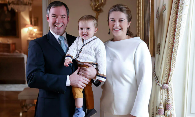 小王子|卢森堡大公储庆40岁生日，1岁小王子奶萌出镜可爱死了
