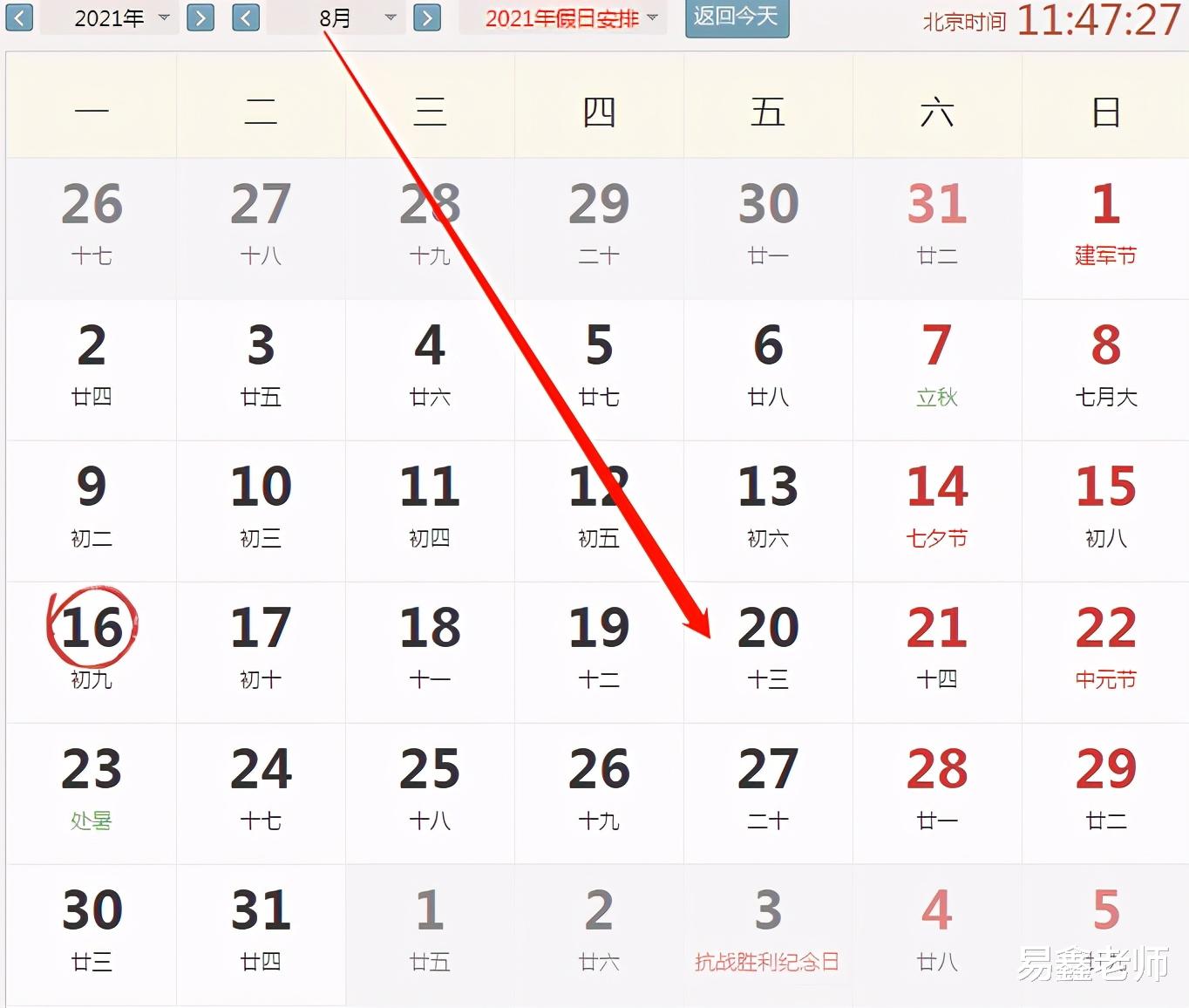 易鑫老师|2021年8月20运势冲马，合牛。