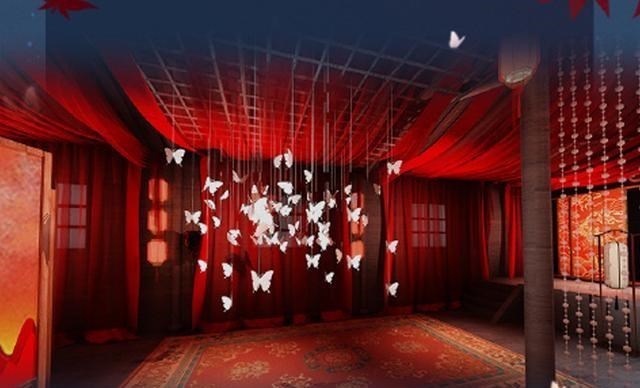天官赐福|《天官赐福》动画杭州主题展，鬼市的布置好美，花城在床后藏灯？