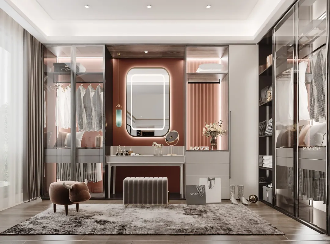 最新这样的衣帽间设计，才能搞定挑剔的女人！