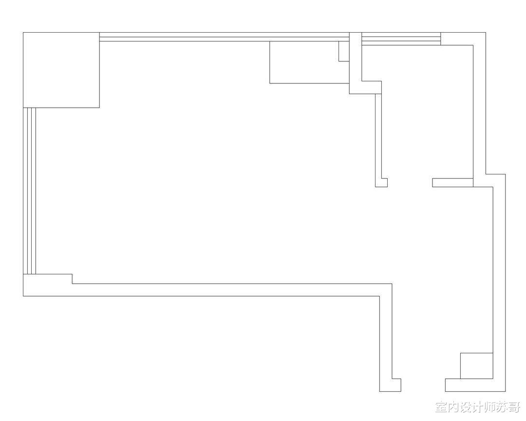 49平米的公寓改变成工作区,满足功能需求,并引入光影效果