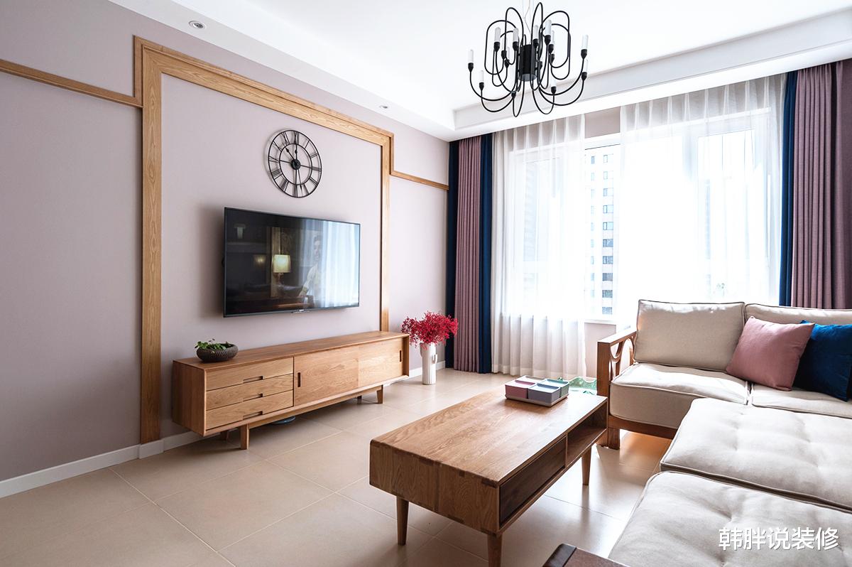 轻硬装重软装，色彩搭配太抢眼了，庆幸选择了简约北欧风