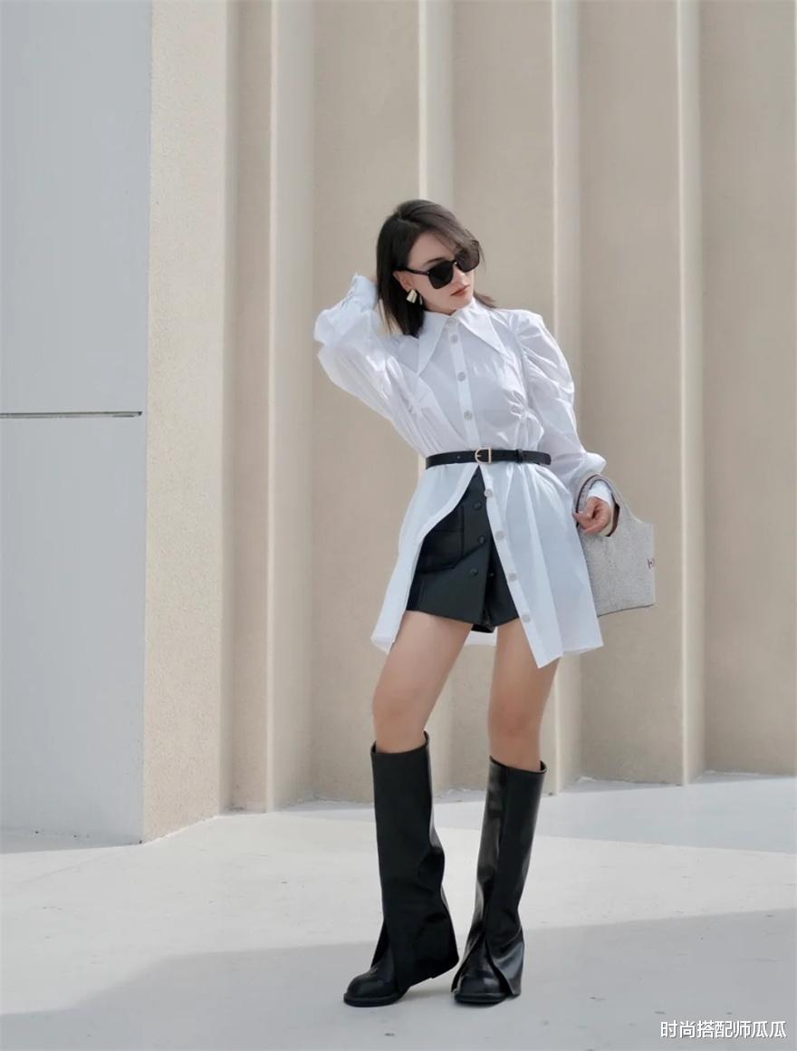 时尚搭配师瓜瓜 今年穿衬衫别再“塞裤腰”了！学学这3种“显瘦穿法”，实用洋气