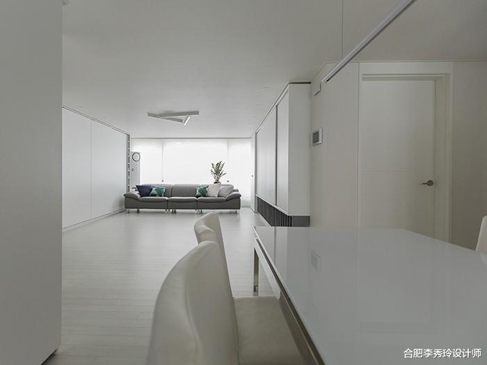 115㎡,收纳博主的家,客厅当家庭图书馆用,家里始终一尘不染