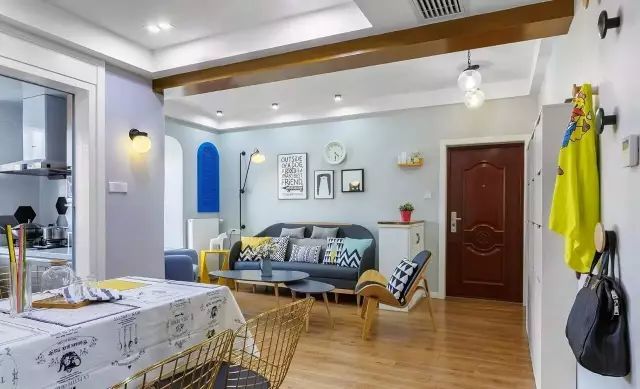 装修设计指南|90㎡北欧三居，他巧把书房作客房，丈母娘来了再也不用睡沙发了！