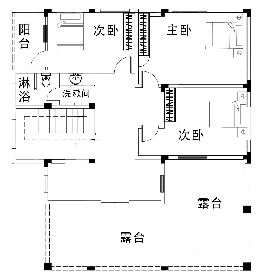 购房置业|四五十万就能建的大露台农村别墅？两层、三层都有