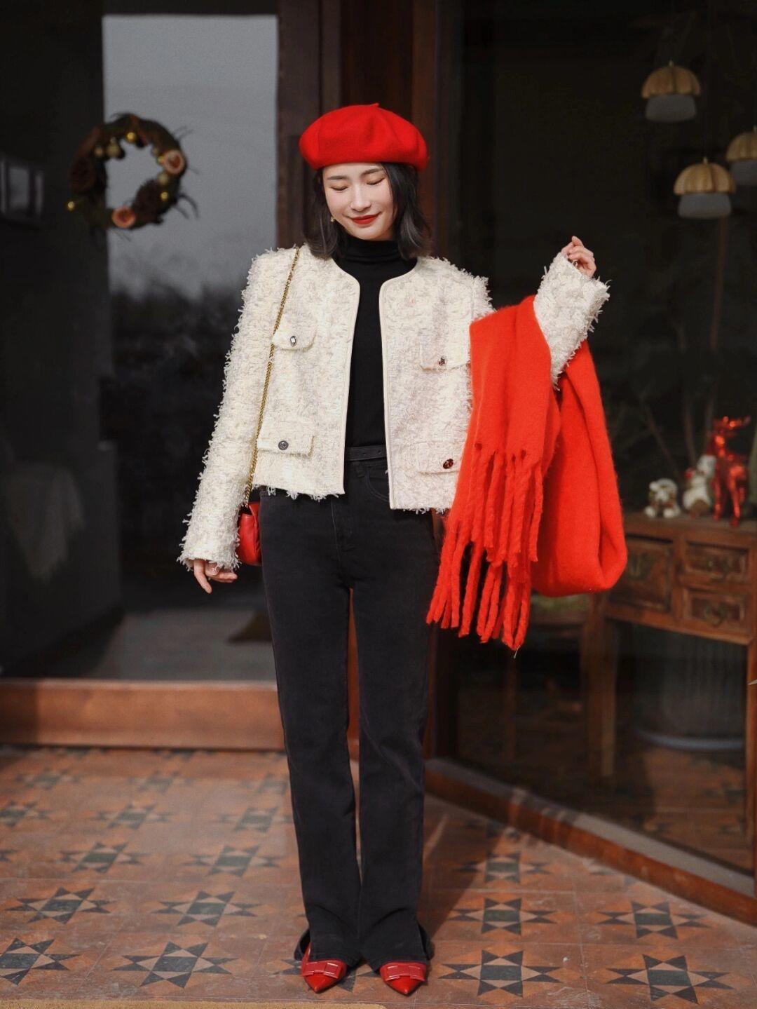 星座男|适合职场OL的“小香风外套”,精致华美,真是贵妇的典范