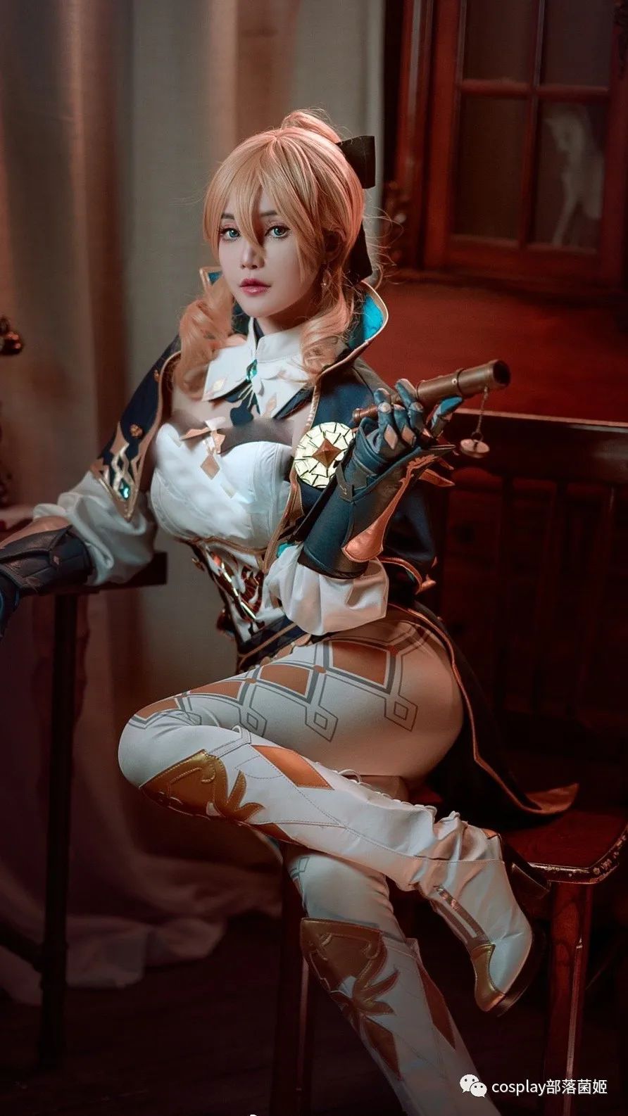 acgn漫评|cos:原神琴团长cos正片@露兒大魔王,我的荣誉与忠诚将与你同在