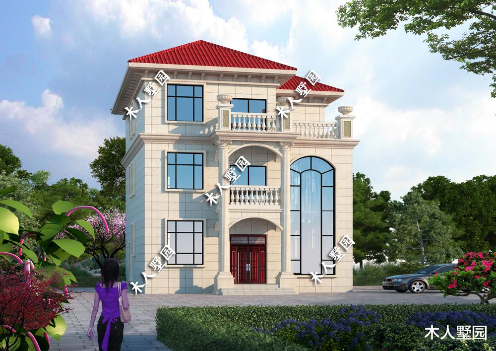 10米宽的农村别墅这样建,简约实用,值得被收藏