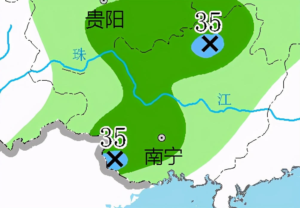 天气说 广西!大面积降雨“卷土重来”!小雨中雨大雨暴雨将落在广西下列地区