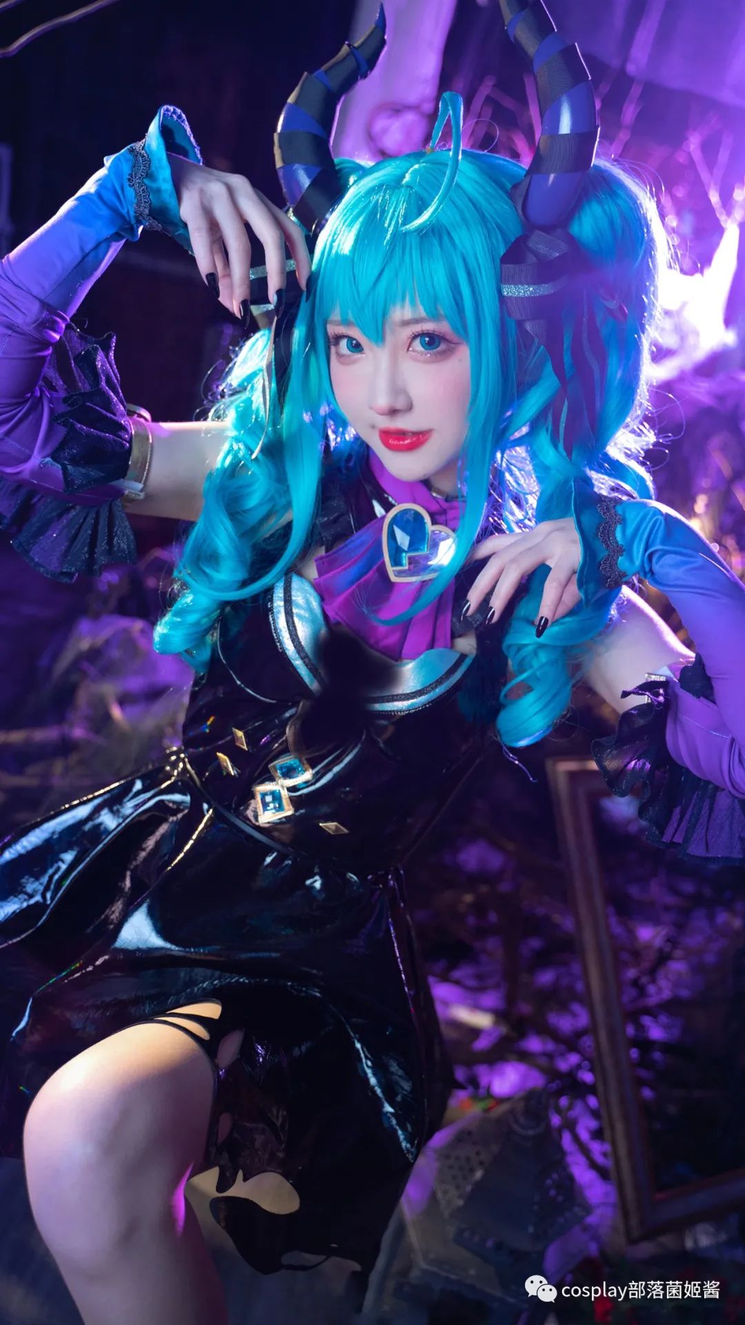 二次元|cos：二次元cos大赏小恶魔MIKU@尤幽