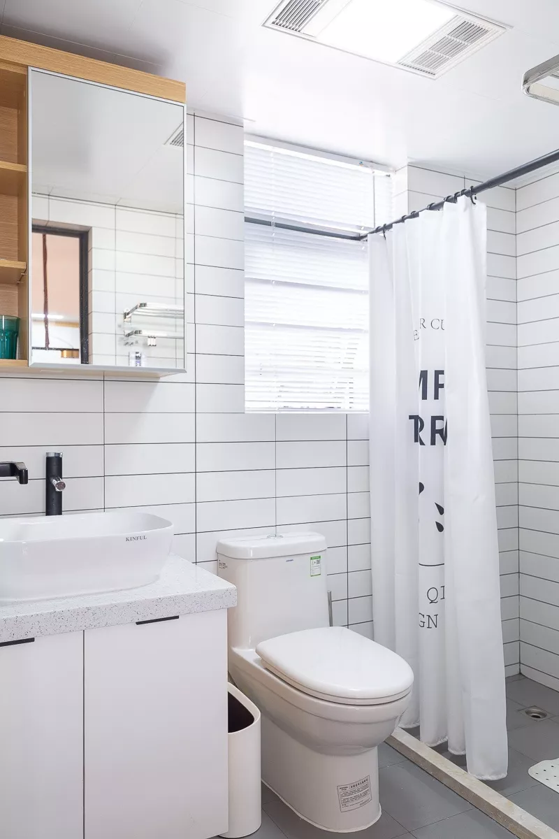 77平简约风格装修设计，开放式餐厨设计，晒到朋友圈却被赞爆了！