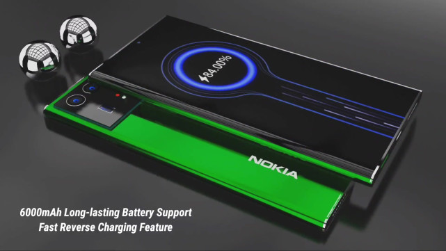 诺基亚X40 Pro概念：6000mAh大电池+120Hz超窄曲面屏！