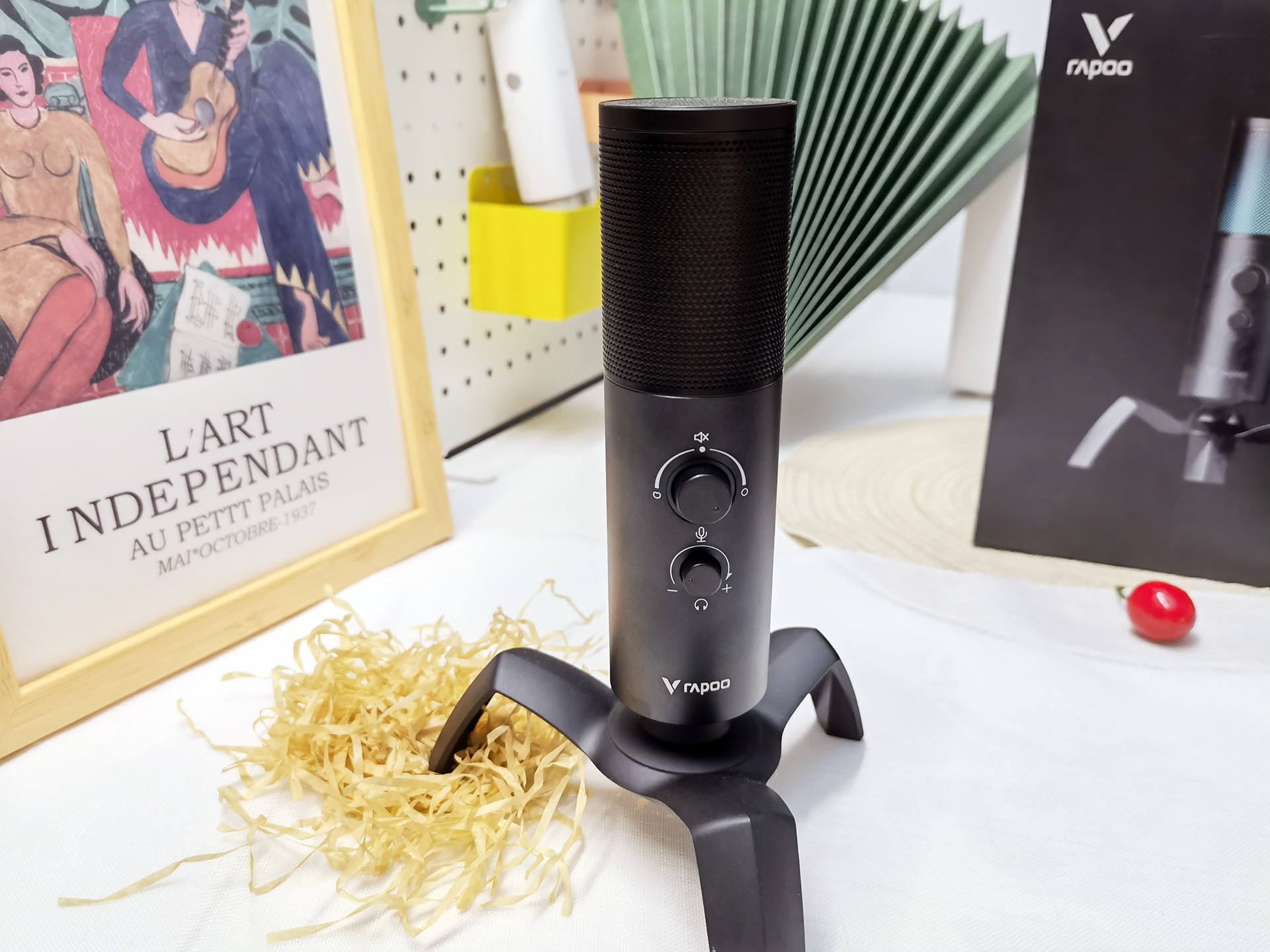 芯片|来自暗夜中的绚丽声光—雷柏VS500 RGB背光游戏麦克风