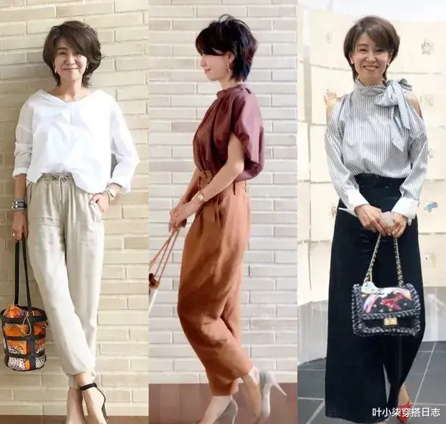 叶小柒穿搭日志|40、50岁的女人，学会这5个简单穿衣原则，优雅减龄又显高级