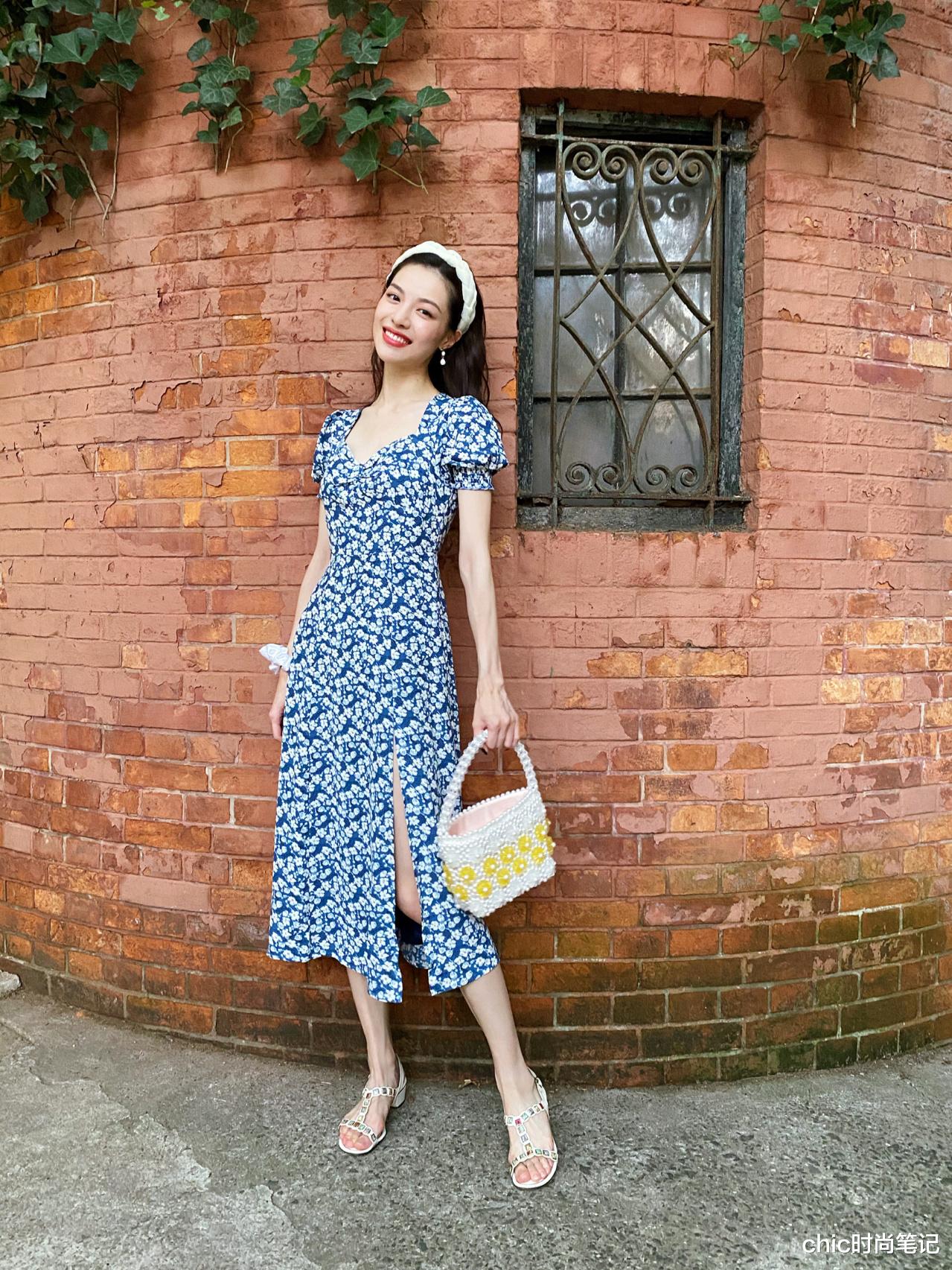 chic时尚笔记|夏天穿什么颜色显白，学学钟楚曦