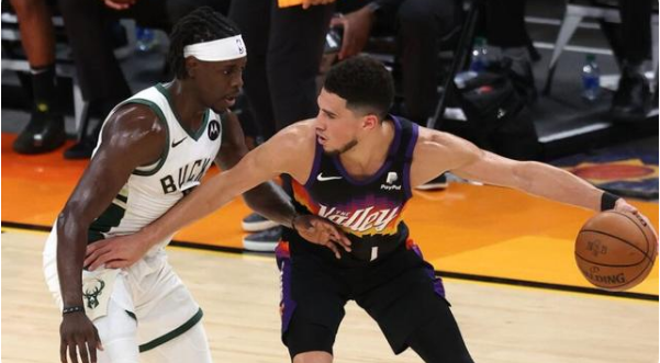 保羅|保羅輸?shù)貌辉勐股癖兩砑訌姲娴侣?，環(huán)環(huán)壓制，布克盡力了