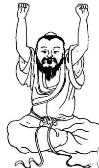 遵生养命|清朝坐式八段锦内功图说