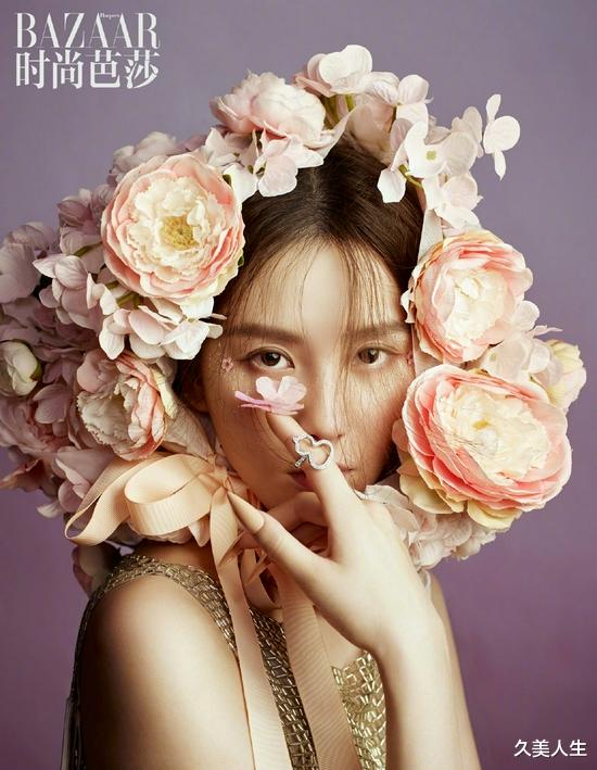 刘诗诗|刘诗诗牡丹花间大片灿若春华 演绎清纯脱俗之姿