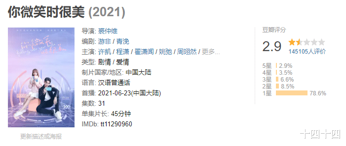 童谣|2.9分跌破底线，2021第一烂剧提前揭晓